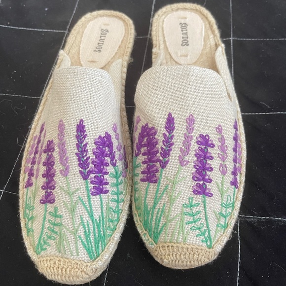 Soludos, women’s slide espadrilles, size 8 - Picture 1 of 6
